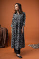 Image for Kusvaa Wkr259 Vamika Cotton Handblock Print Kurta Closeup 3