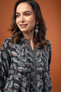 Image for Kusvaa Wkr259 Vamika Cotton Handblock Print Kurta Featured