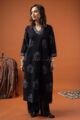Image for Kusvaa Wkr260 Virika Cotton Handblock Print Kurta Front