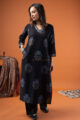 Image for Kusvaa Wkr260 Virika Cotton Handblock Print Kurta Pocket
