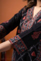 Image for Kusvaa Wkr263 Avaia Cotton Handblock Print Kurta Closeup 2