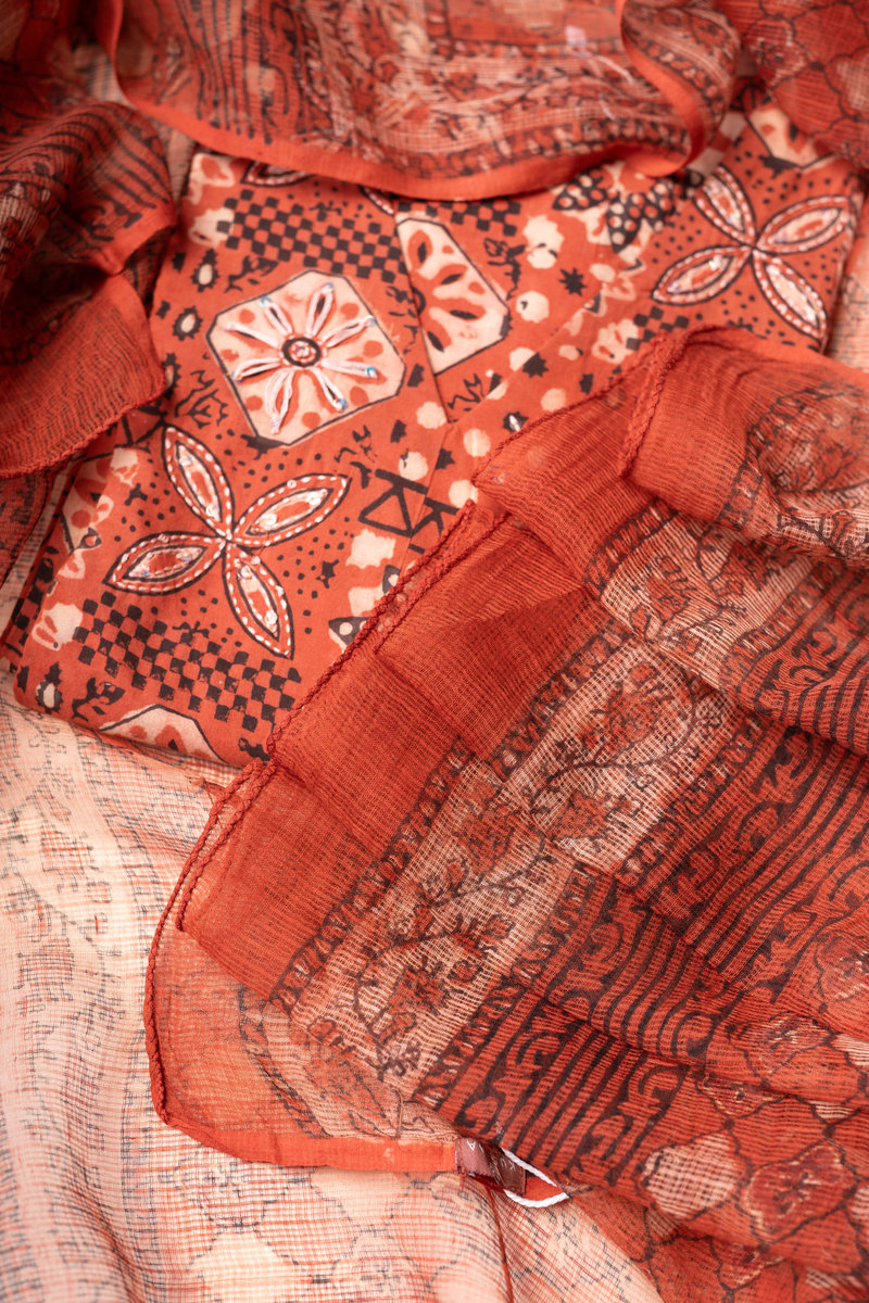 Image for Kusvaa Wkr266dup Vyara Kota Doriya Dupatta Featured