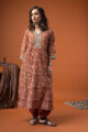 Image for Kusvaa Wkr267 Vagmita Cotton Handblock Print Kurta Front
