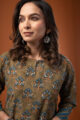 Image for Kusvaa Wkr268 Bismita Cotton Handblock Print Kurta Featured