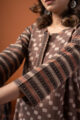 Image for Kusvaa Wkr271 Yara Cotton Handblock Print Kurta Closeup 2