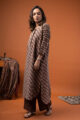 Image for Kusvaa Wkr271 Yara Cotton Handblock Print Kurta Side
