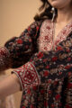 Image for Kusvaa Wkr273 Snigdha Cotton Handblock Print Kurta Closeup 2