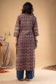 Image for Kusvaa Wkr275 Shrishti Cotton Handblock Print Kurta Back