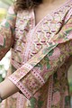 Image for Kusvaa Wkr292 Manyuta Cotton Handblock Print Kurta Sitting