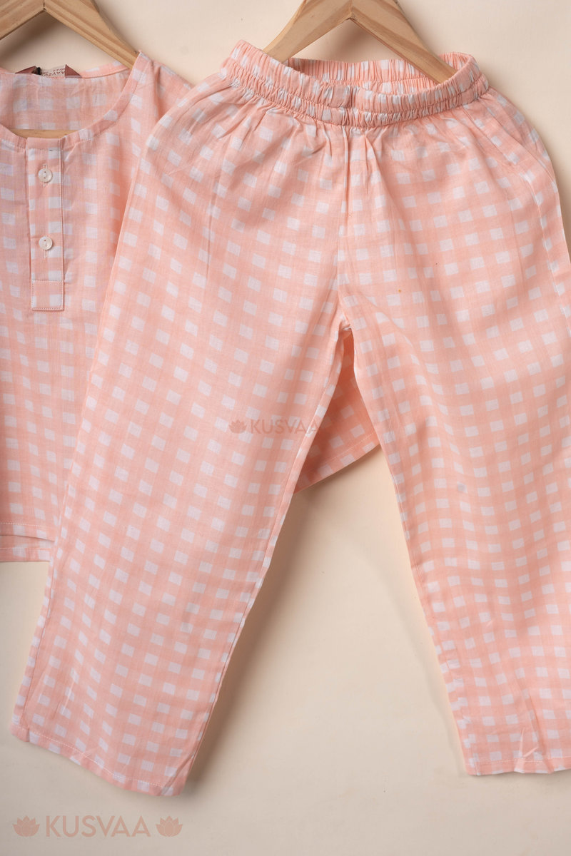 Image for Kusvaa Byw067 Yuveer Cotton Kids Lounge Wear Closeup