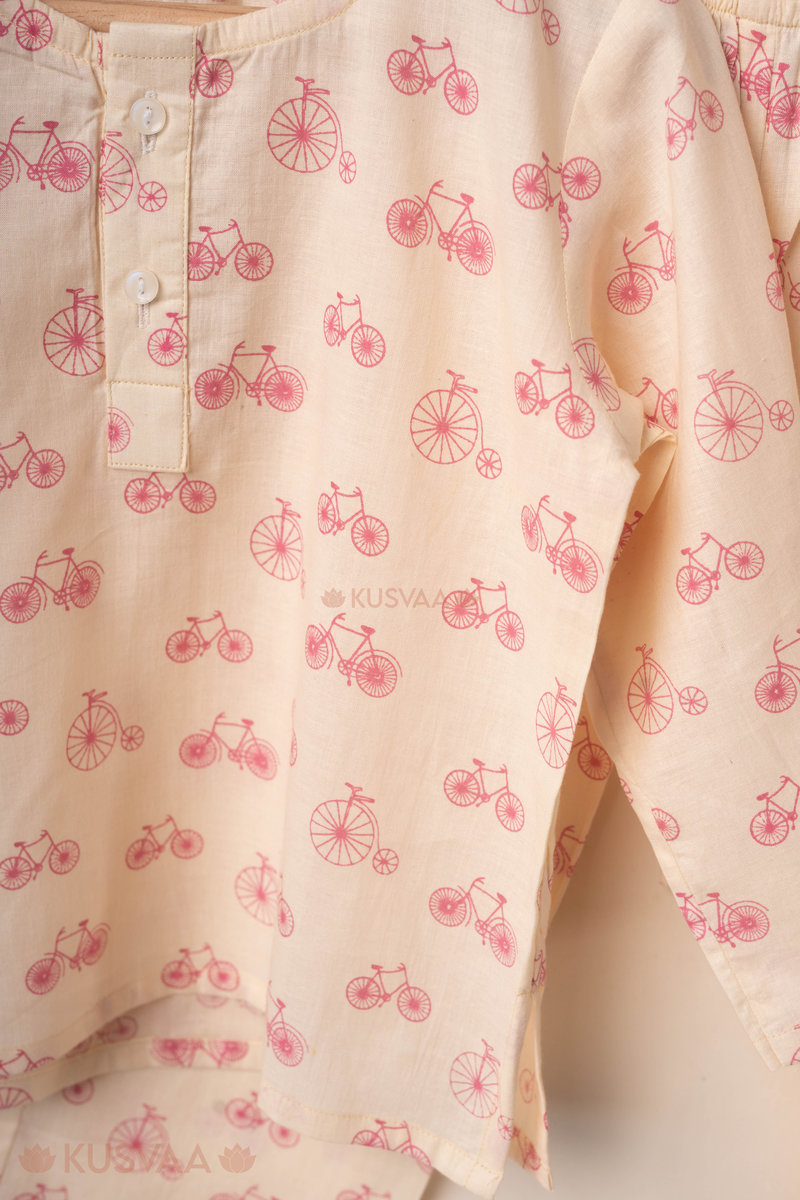 Image for Kusvaa Byw068 Yashveer Cotton Kids Lounge Wear Side