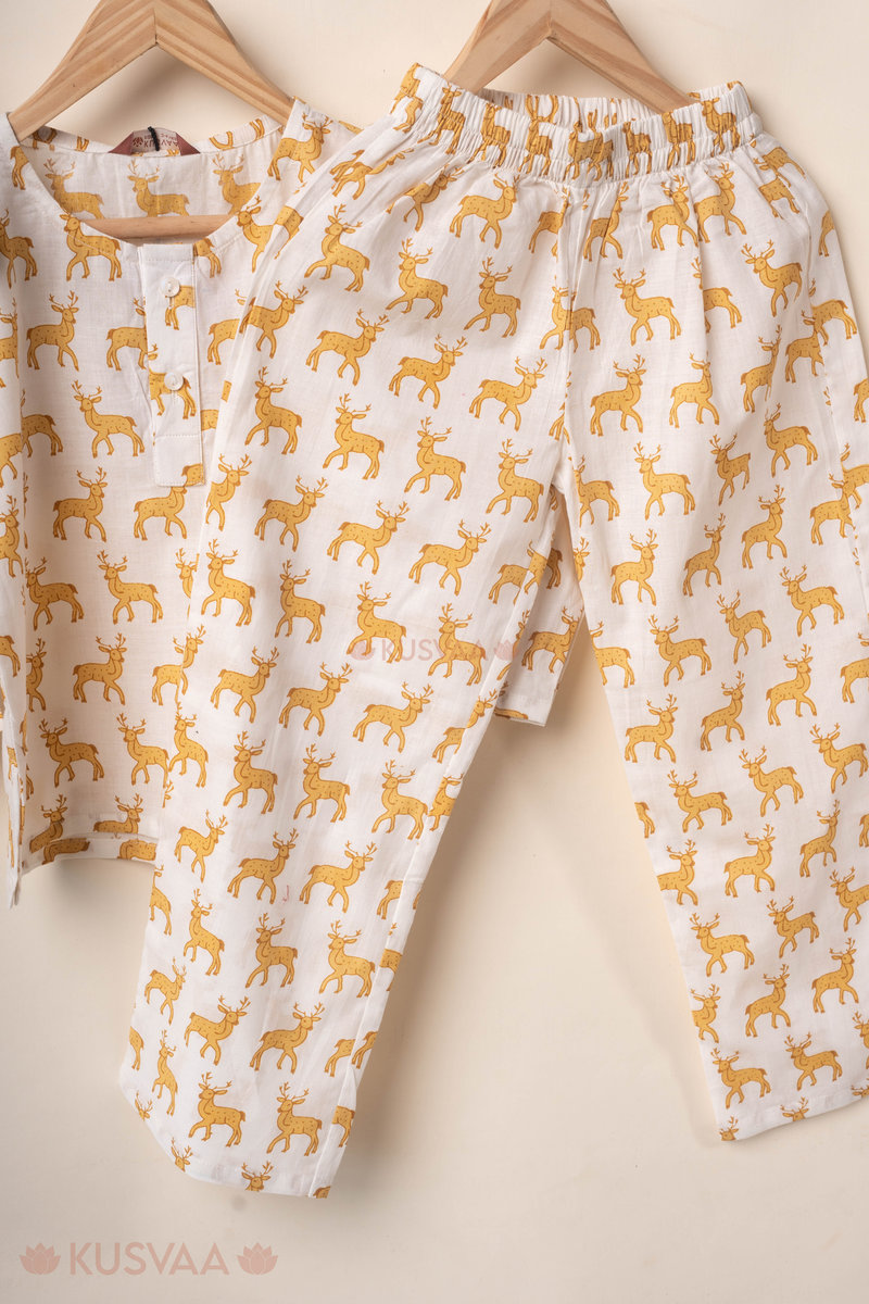 Image for Kusvaa Byw069 Vedavid Cotton Kids Lounge Wear Front