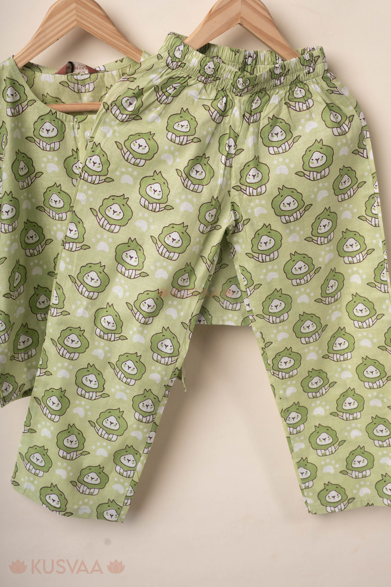 Image for Kusvaa Byw070 Dhruveer Cotton Kids Lounge Wear Front