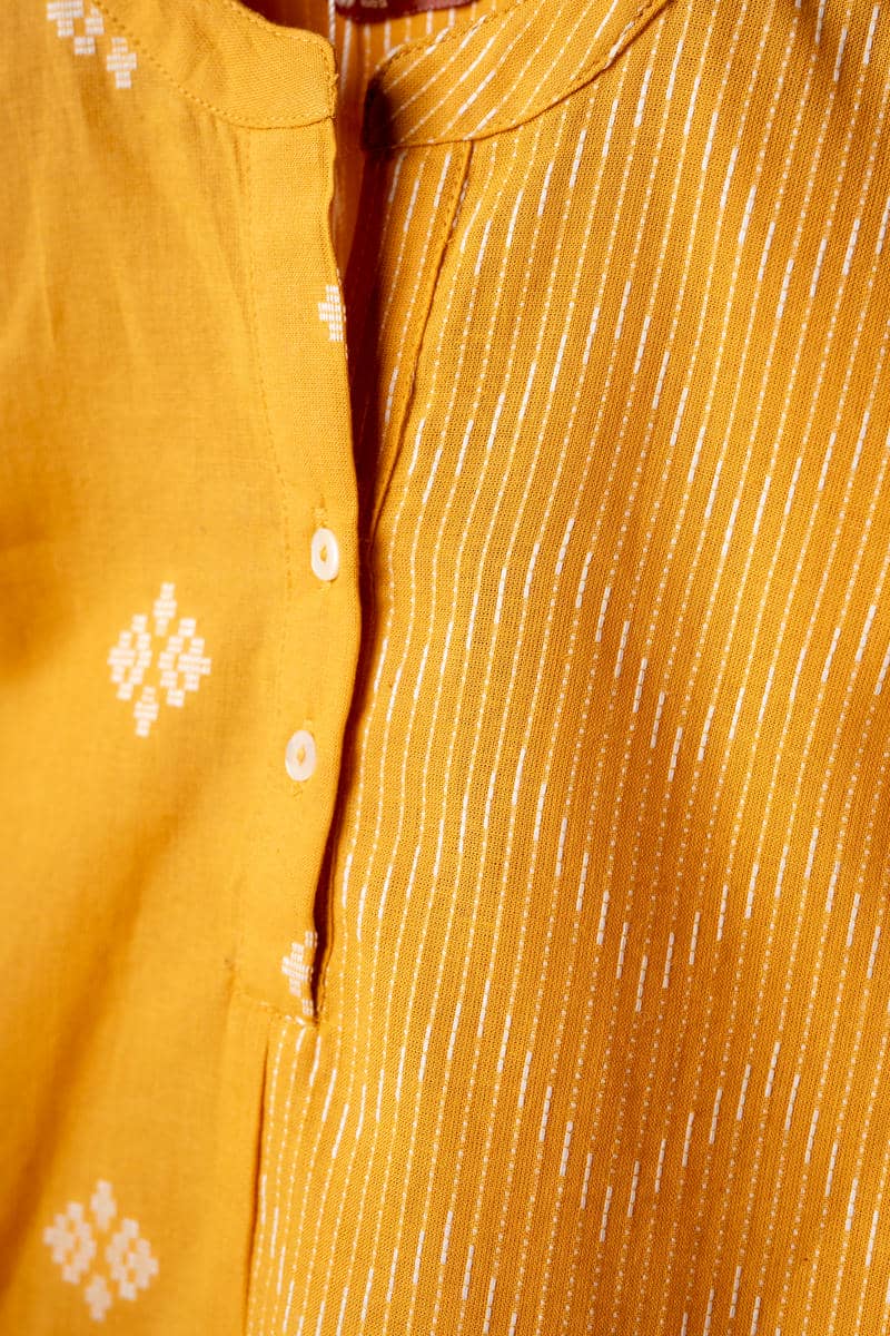 Image for Kusvaa Byw071 Tushar Handloom Cotton Boys Shirt Side