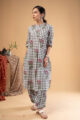 Image for Kusvaa Cood130 Anaswara Cotton Kurta Pant Set Side