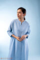 Image for Kusvaa Cood132 Sulakshana Cotton Kurta Pant Set Front 2