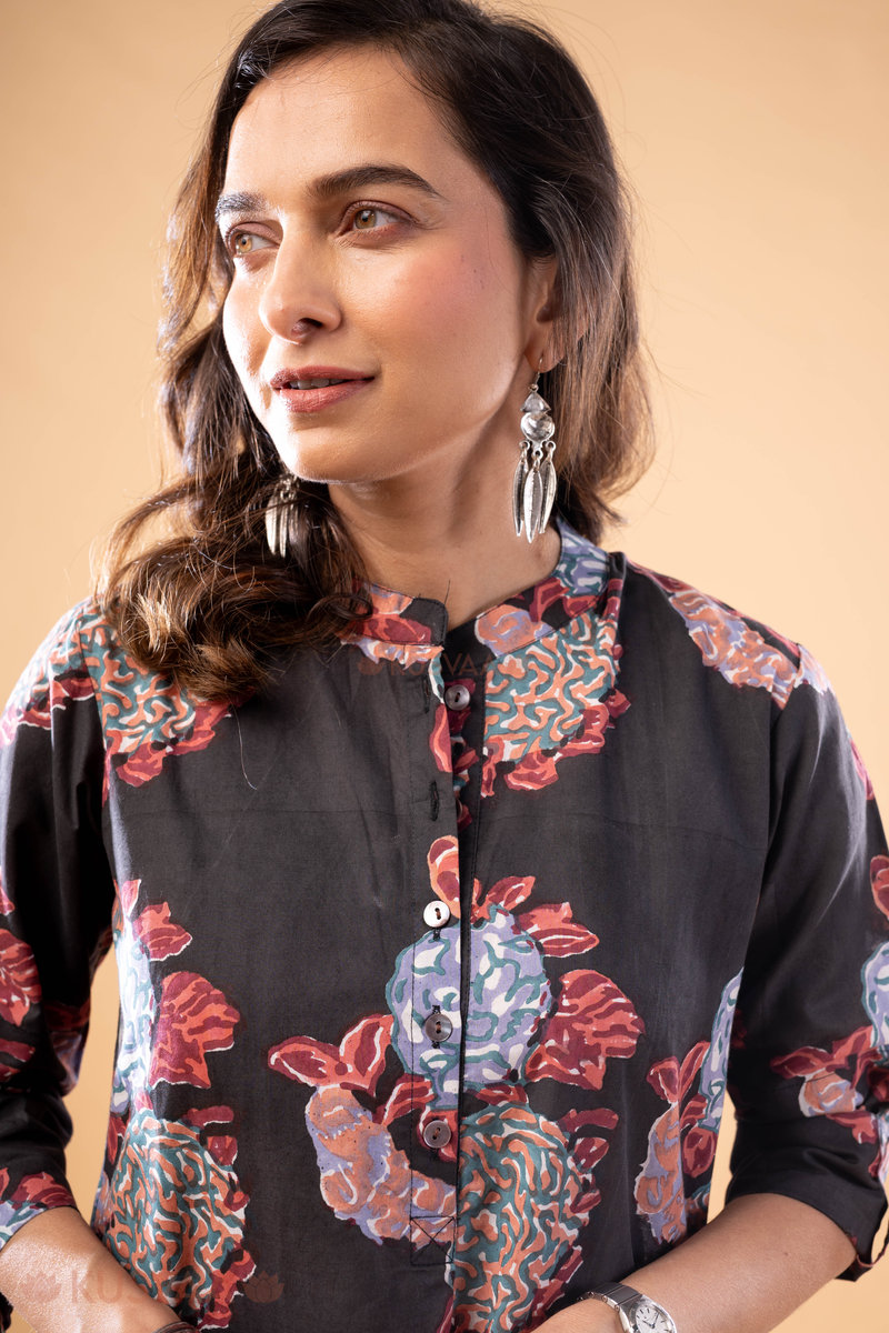 Image for Kusvaa Cood133 Pravya Cotton Kurta Pant Set Featured