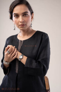 Image for Kusvaa Cood134 Anvidi Linen Kurta Pant Set Featured