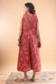 Image for Kusvaa Dr083 Yashi Handblock Cotton A Line Dress Sitting
