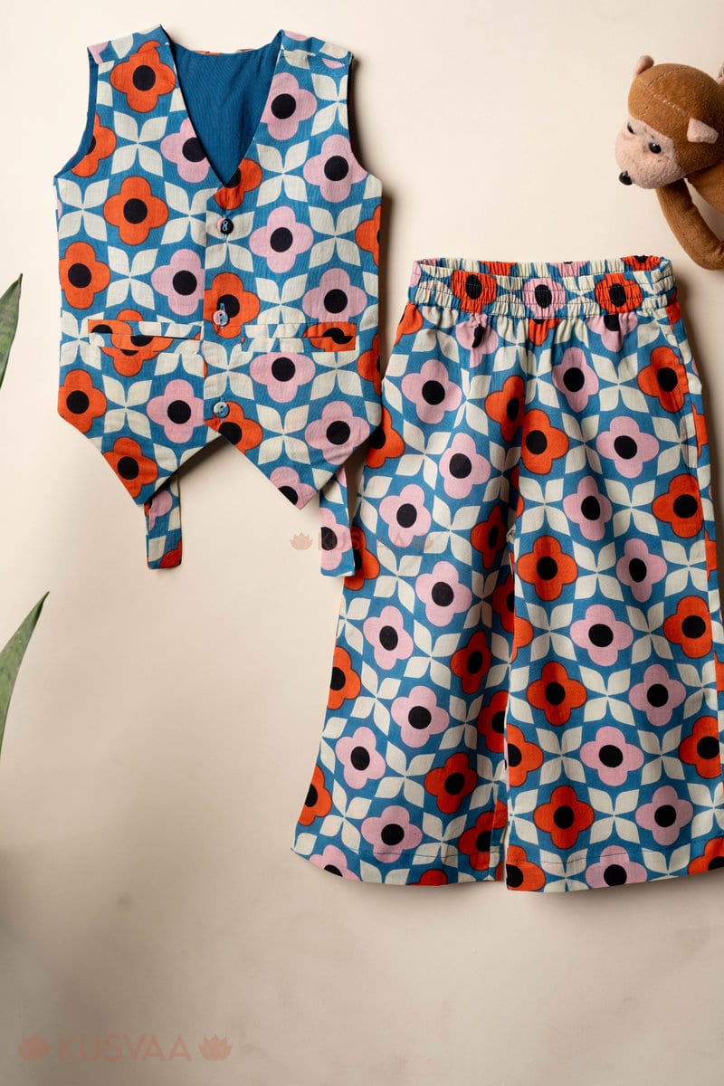 Image for Kusvaa Grw109 Aashvi Cotton Girls Co Ord Set Featured