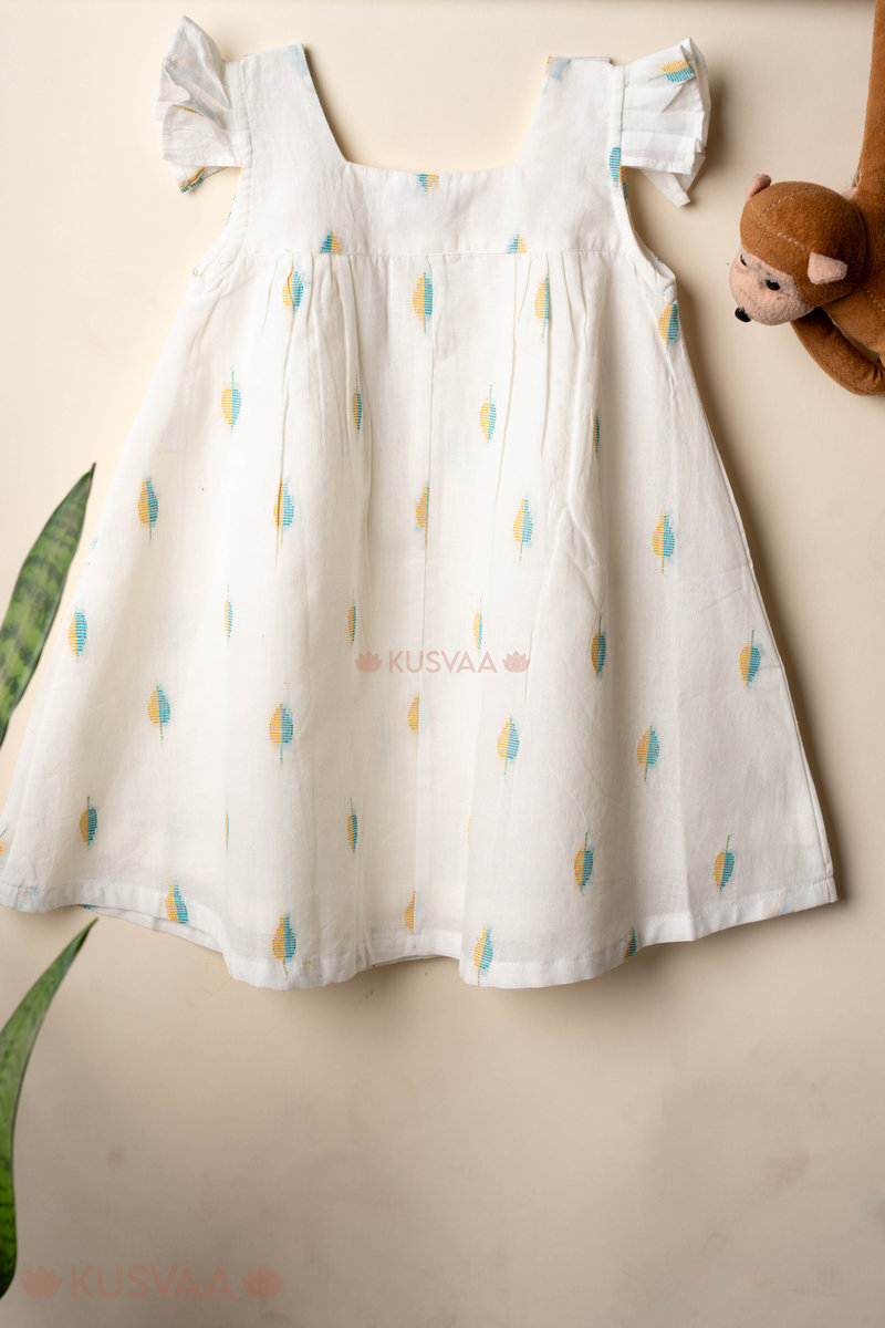 Image for Kusvaa Grw112 Vriti Handloom Cotton Girls Dress Featured New