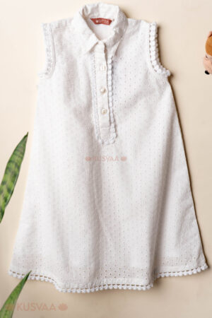 Image for Kusvaa Grw113 Ishvi Cotton Girl's Dress Featured New