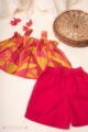 Image for Kusvaa Grw115 Ojas Cotton Girls Top Short Set Featured