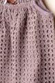Image for Kusvaa Grw117 Badarika Schiffli Cotton Girls Top Short Set Closeup 2 New