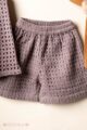 Image for Kusvaa Grw117 Badarika Schiffli Cotton Girls Top Short Set Front New