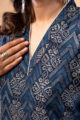 Image for Kusvaa Wkr278 Shravya Chanderi Straight Kurta Closeup New