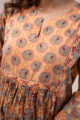 Image for Kusvaa Wkr282 Joya Cotton Handblock Print Kurta Closeup 2