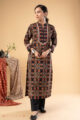 Image for Kusvaa Wkr283 Sia Cotton Handblock Print Kurta Side