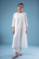 Image for Kusvaa Wkr284 Sonia Handloom Cotton Kurta Closeup 2