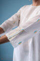Image for Kusvaa Wkr284 Sonia Handloom Cotton Kurta Pocket