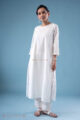Image for Kusvaa Wkr284 Sonia Handloom Cotton Kurta Side