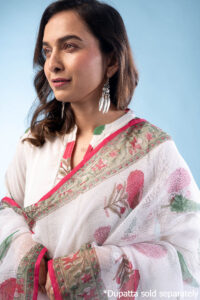 Image for Kusvaa Wkr286 Niralika A Line Cotton Kurta Featured