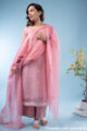 Image for Kusvaa Wkr287 Vidija Organza Straight Fit Kurta Pocket