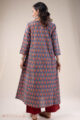 Image for Kusvaa Wkr288 Gunjan Handblock Cotton A Line Dress Sitting