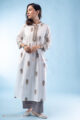 Image for Kusvaa Wkr290 Rista Handblock Print Cotton Kurta Side