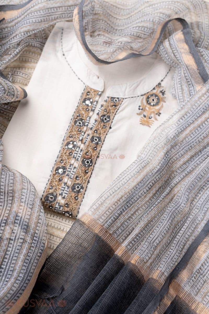 Image for Kusvaa Wkr290dup Rista Kota Doriya Dupatta Front