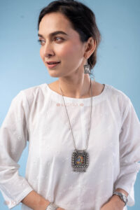 Image for Kusvaa Wkr291 Geet Cotton A Line Kurta Featured