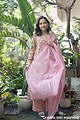 Image for Kusvaa Wkr292 Manyuta Cotton Handblock Print Kurta Side
