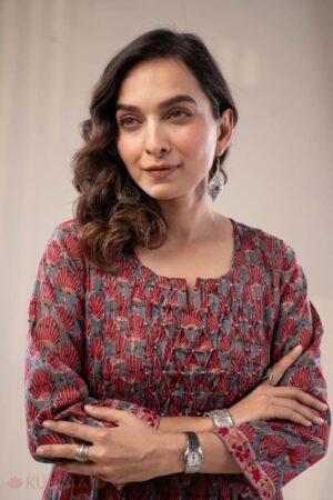 Image for Kusvaa Wkr293 Likha Handblock Print Cotton Kurta Featured