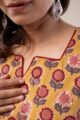 Image for Kusvaa Wkr295 Sidra Handblok Print Cotton Kurta Closeup