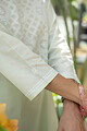 Image for Kusvaa Wkr311 Ayurda Cotton Chikankari Kurta Closeup 2