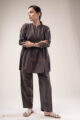 Image for Kusvaa Cood137 Sumedha Linen Satin Co Ord Set Front