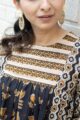 Image for Kusvaa Dr087 Saptarshi Cotton A Line Dress Closeup