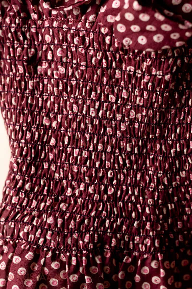 Image for Kusvaa Grw119 Barkat Cotton Girl's Top Short Set Closeup