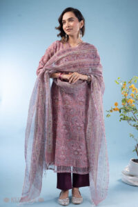 Image for Kusvaa Kds035 Mukta Kurta With Dupatta Set Sitting