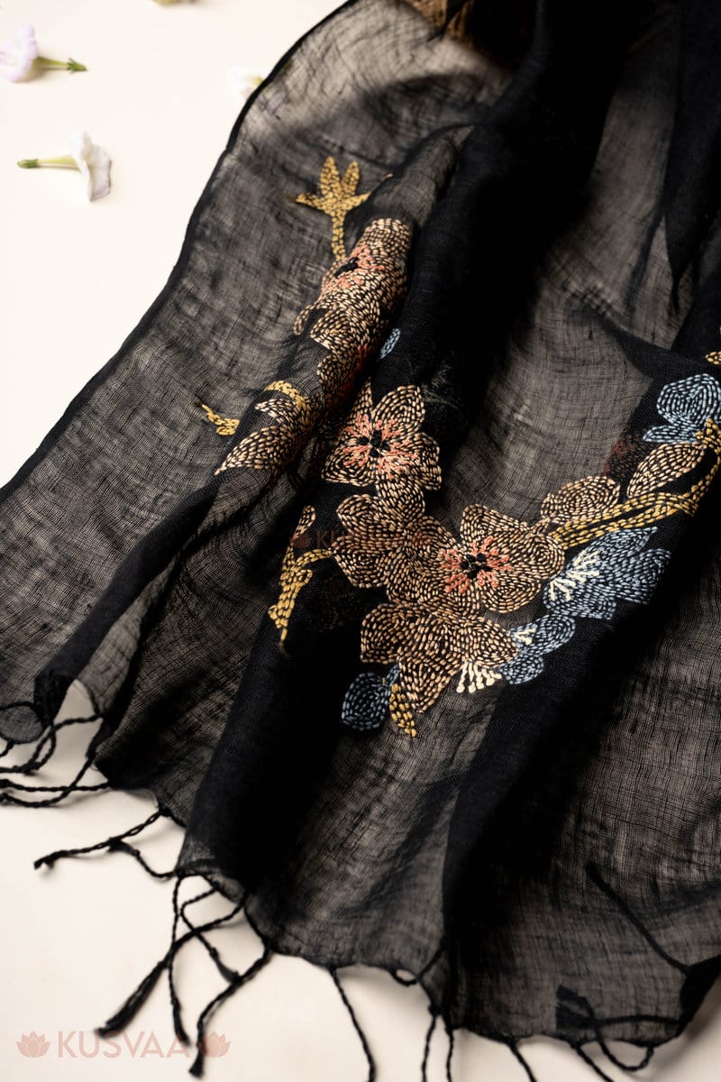 Image for Kusvaa Sto002 Anshi Linen Stole Side